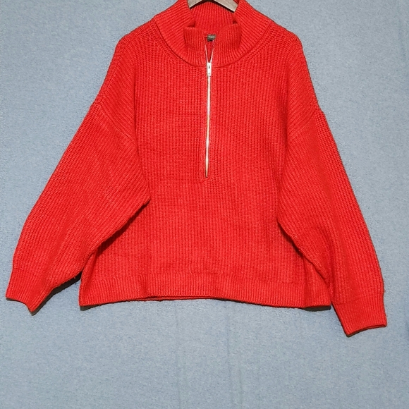 Vince Camuto Sweaters - Vince Camuto Red Cowl Neck Sweater